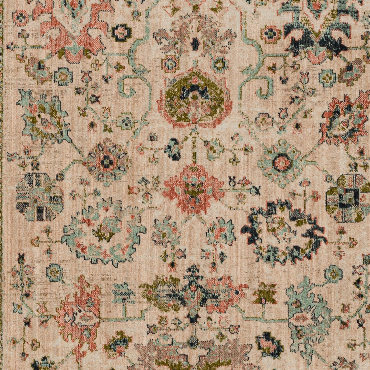 Vintage Inspired Mortimer Area Rug, 5’ 3” X 7’ 10"