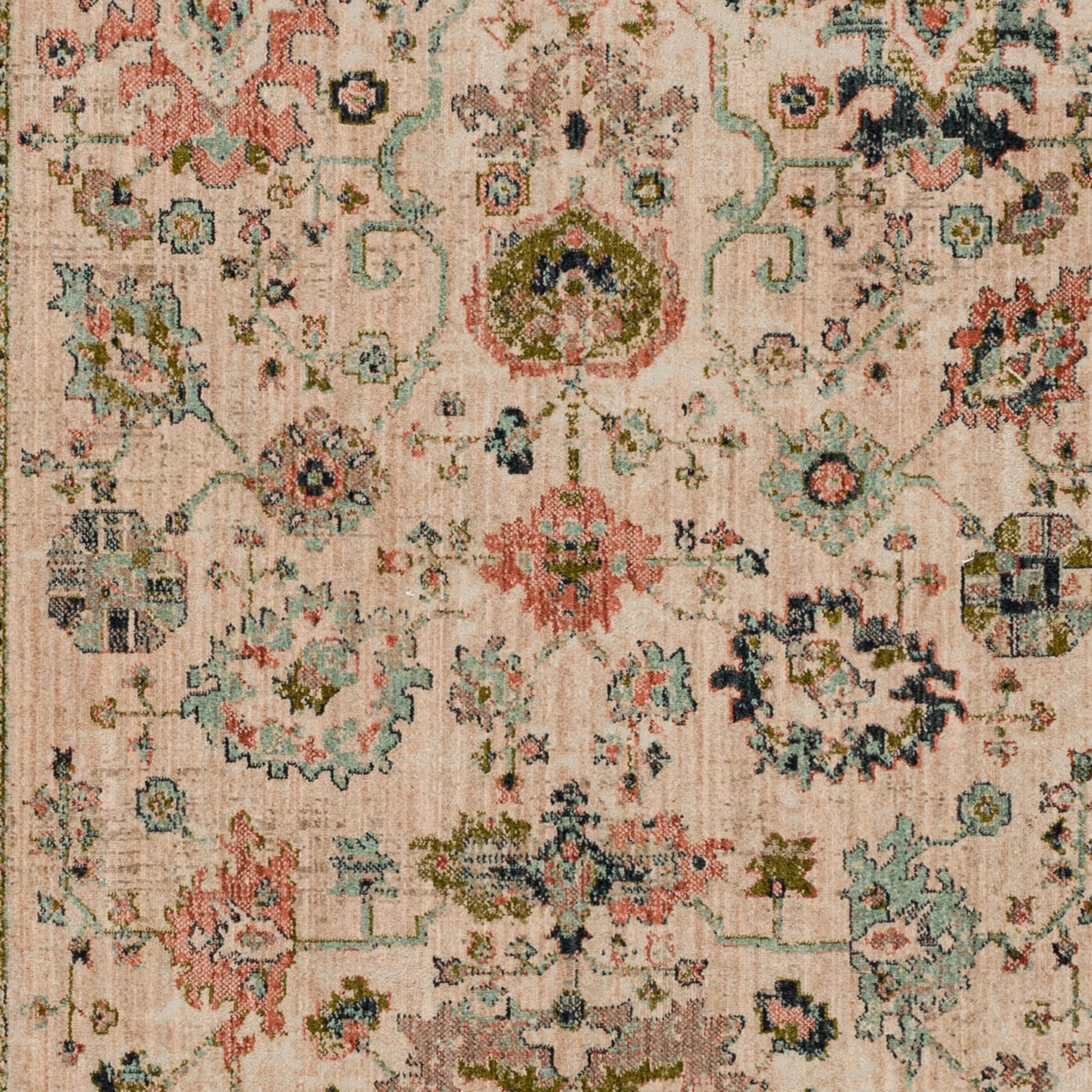 Vintage Inspired Mortimer Area Rug, 5’ 3” X 7’ 10"