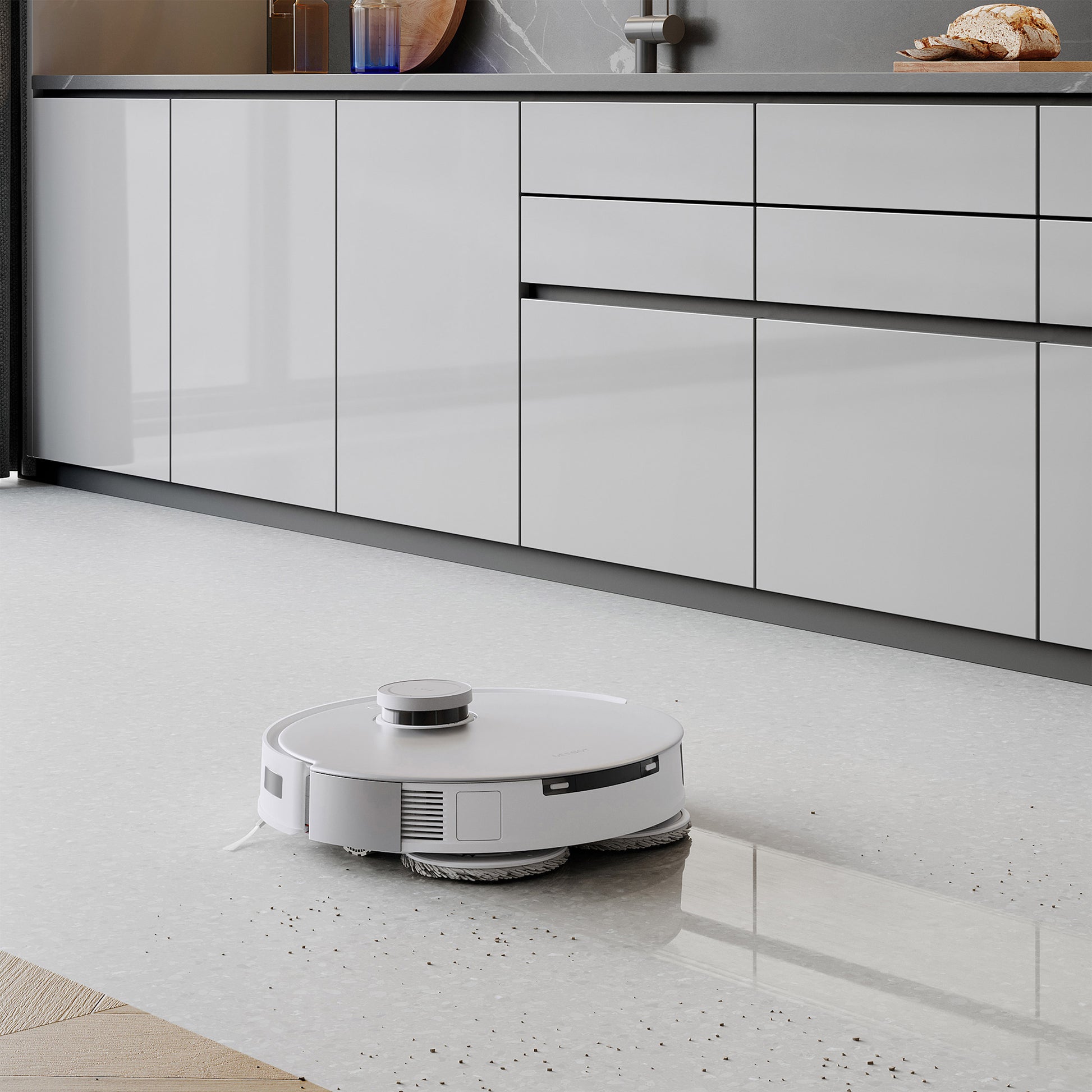 DEEBOT TEO OMNI Vacuum and Mop Robot with Auto-Cleaning Station