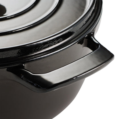 4-Quart & 6-Quart Enameled Cast Iron round Dutch Oven, 2-Pack